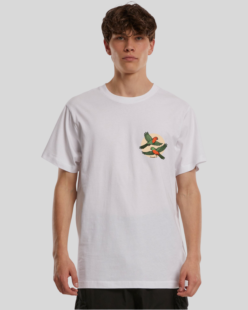 King Parrot 100% cotton tee