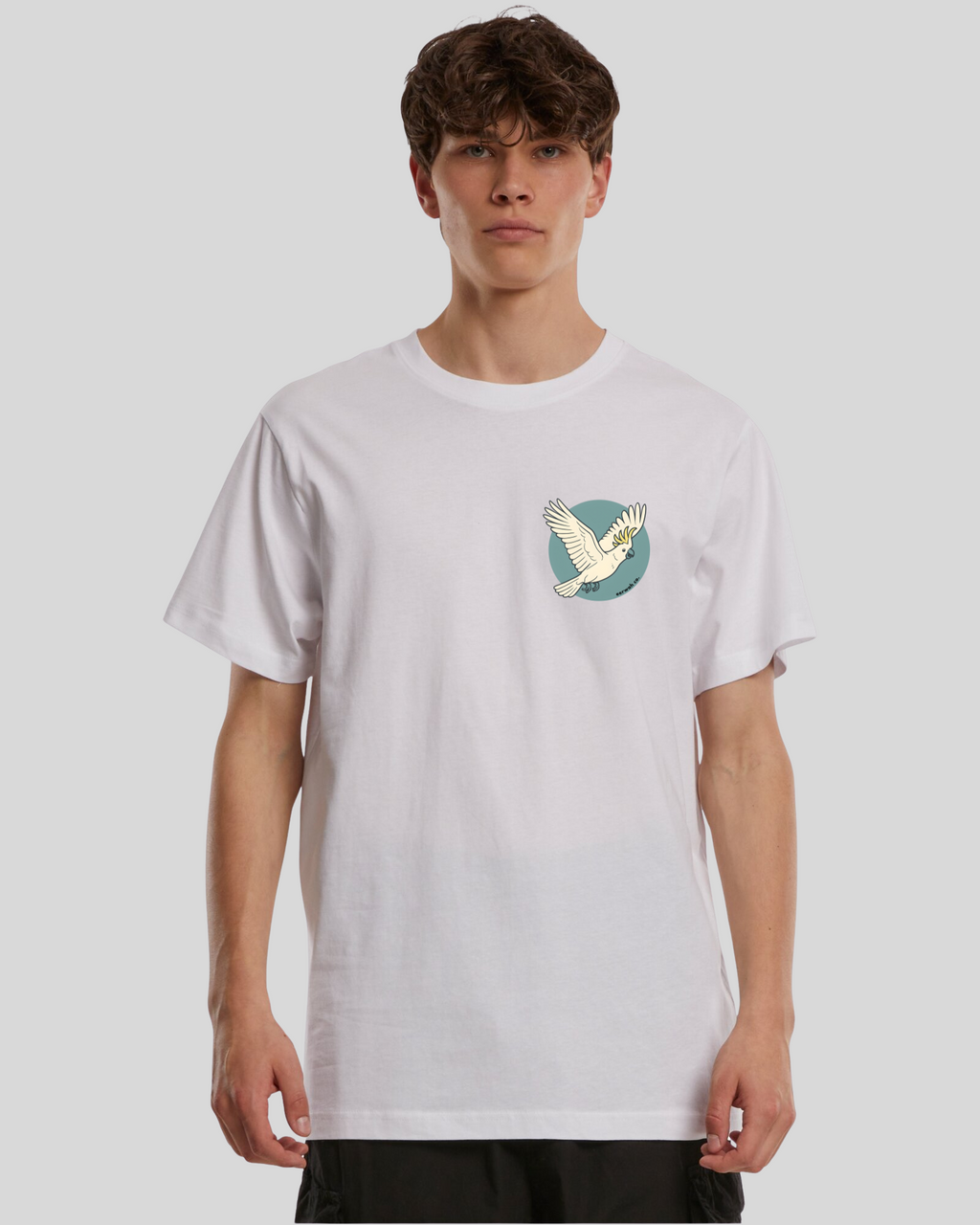 Sulphur Crested Cockatoo 100% cotton tee