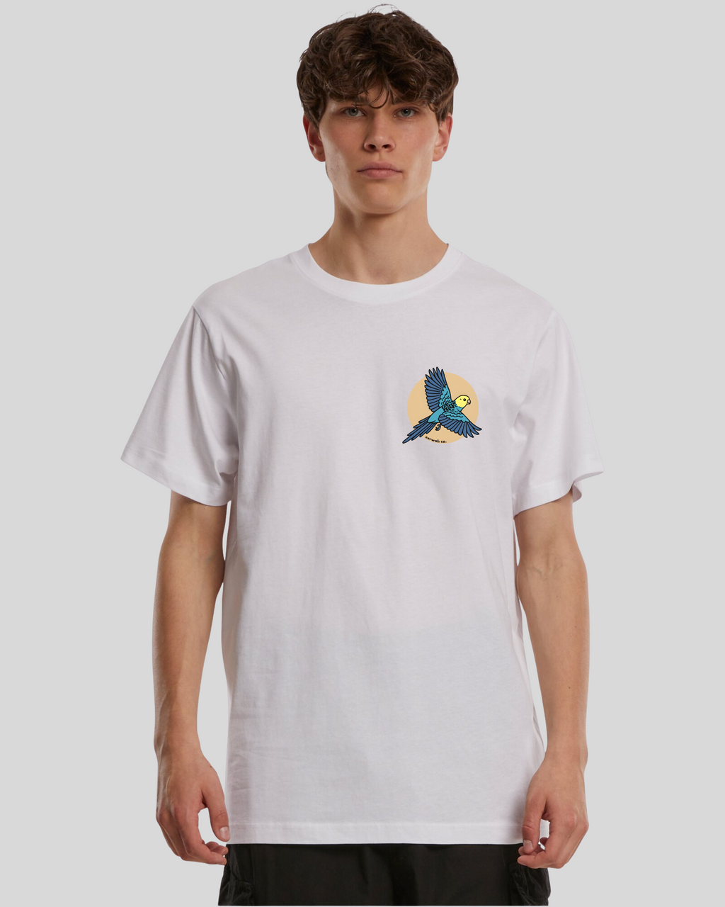 Pale Headed Rosella 100% cotton tee
