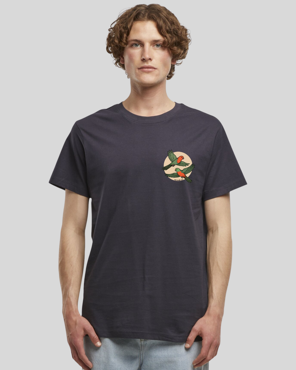 King Parrot 100% cotton tee