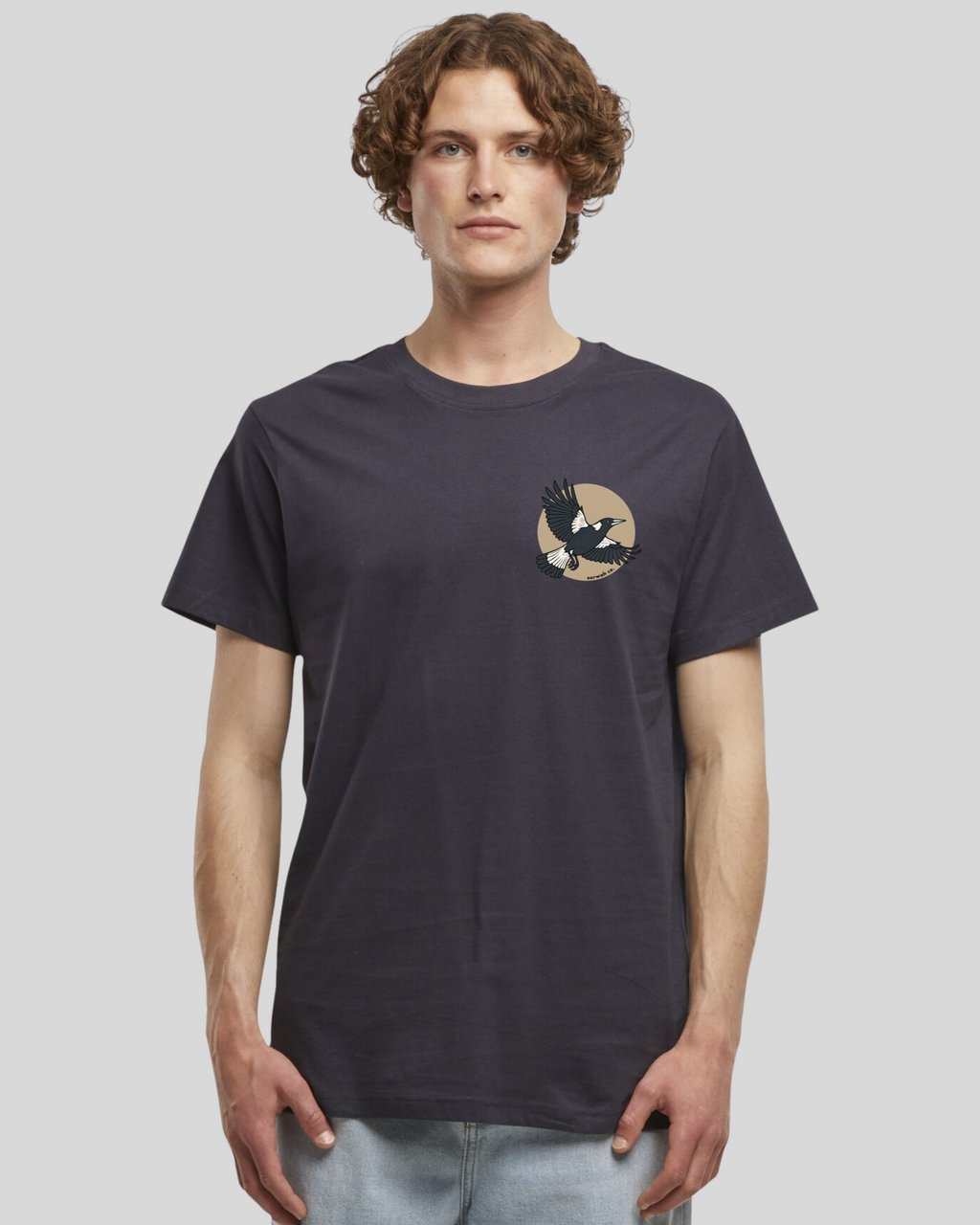 Australian Magpie 100% cotton tee