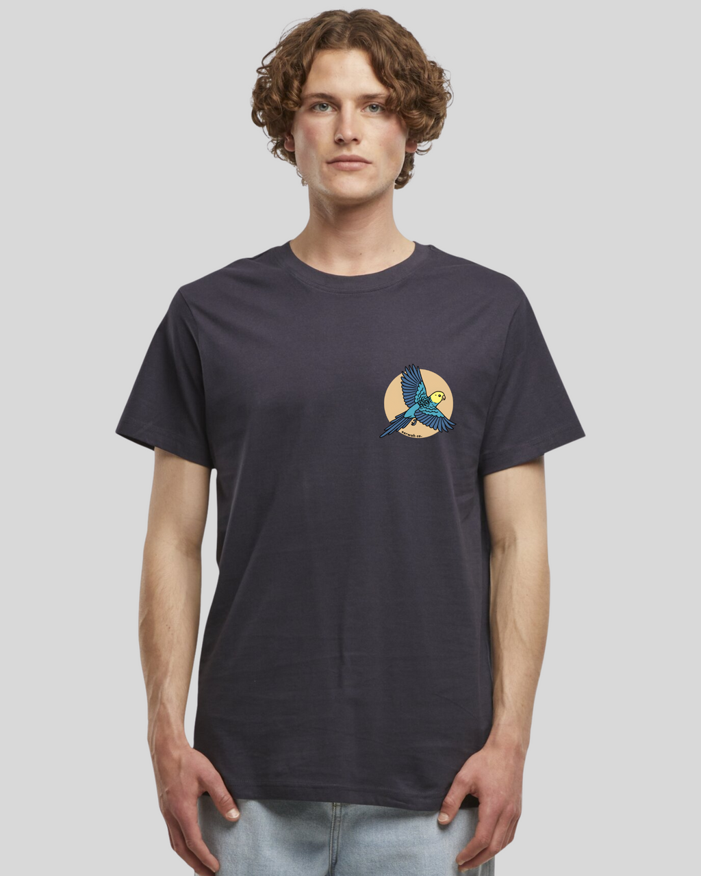 Pale Headed Rosella 100% cotton tee