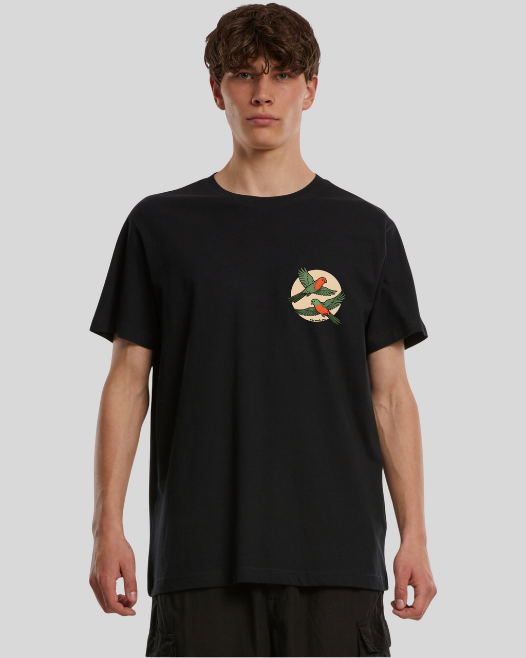 King Parrot 100% cotton tee