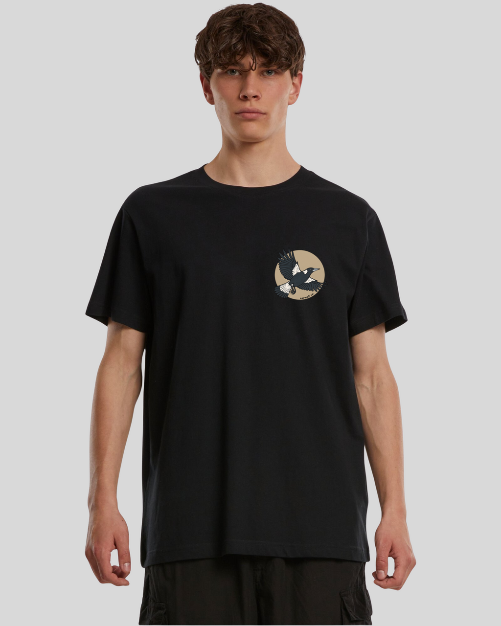 Australian Magpie 100% cotton tee