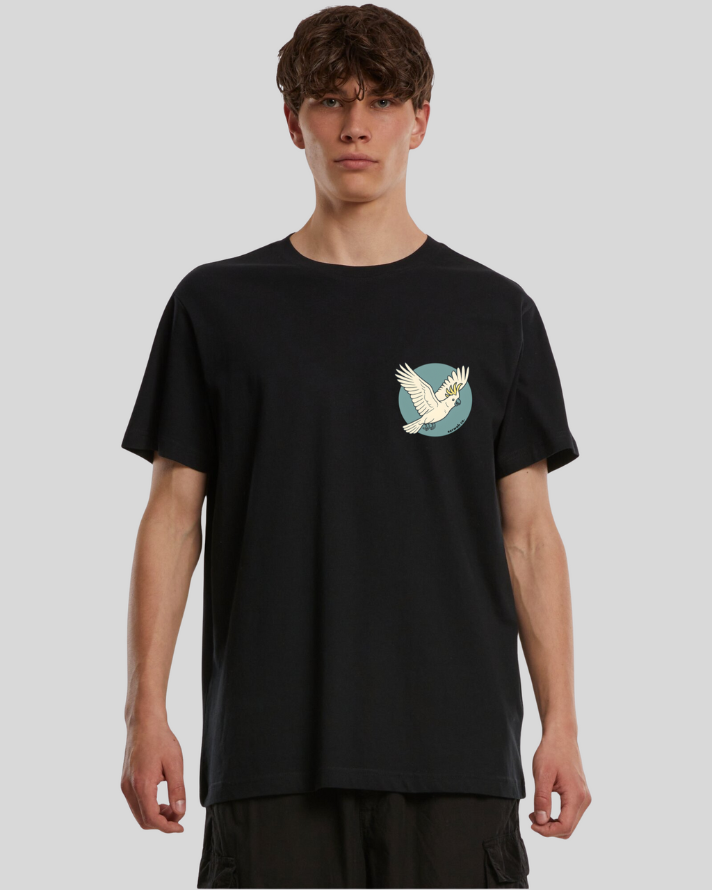 Sulphur Crested Cockatoo 100% cotton tee