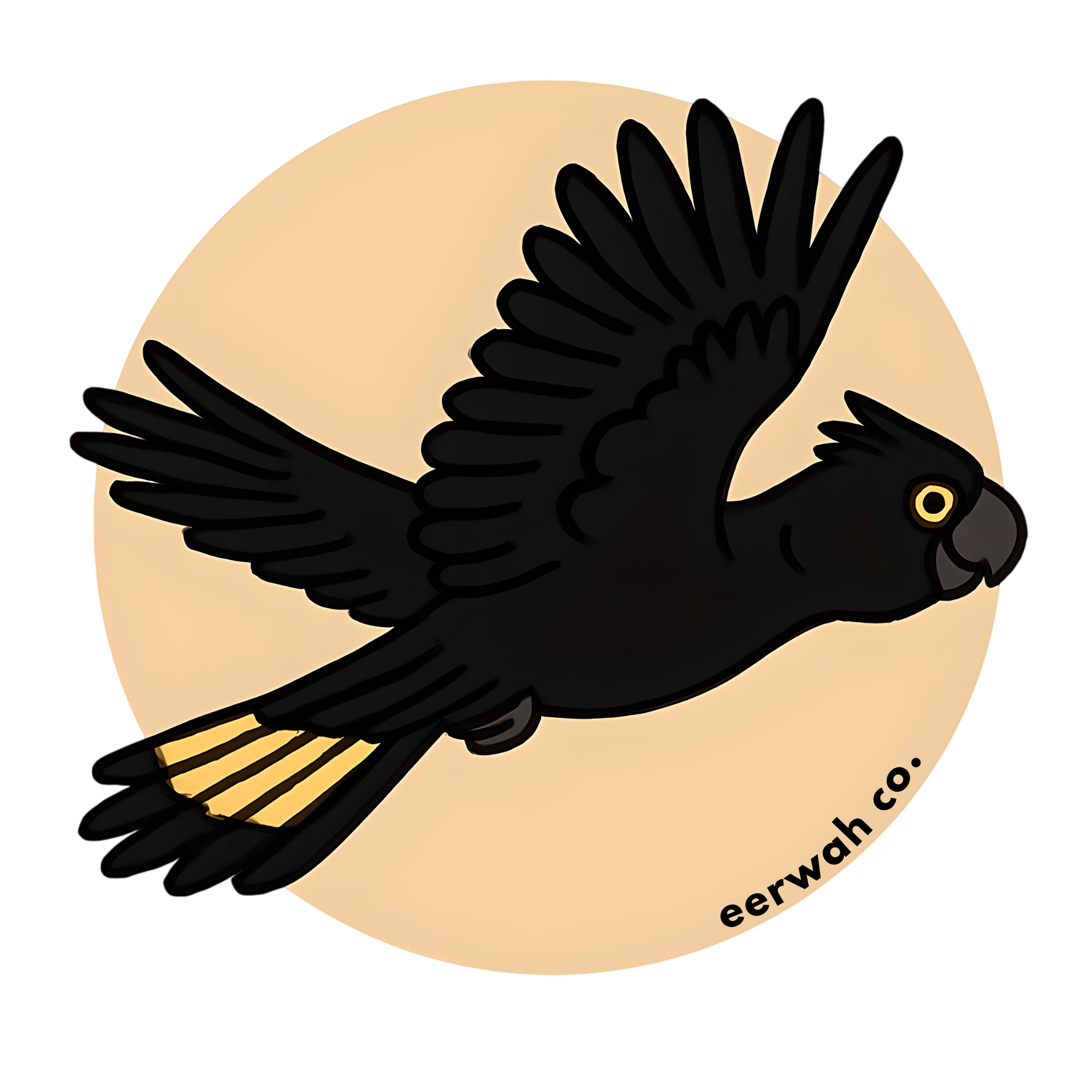 Yellow Tail Black Cockatoo Tee